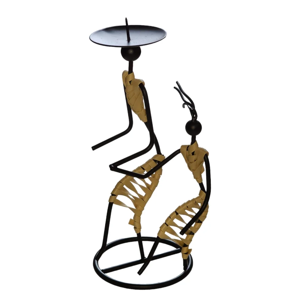 Cobble Creek Wire Figure‎ Candle Holder Set of 3 pcs